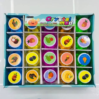 Crystal Clear Clay Jelly Slime Mud for Kids Non-Toxic Substance