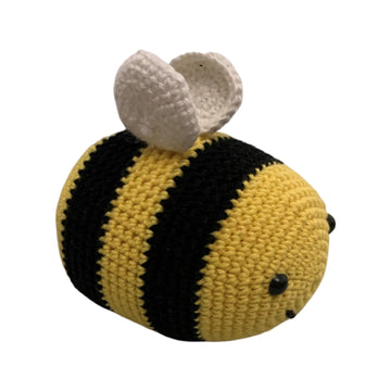 Cute Handmade Cotton Honeybee Crochet Squishy Soft Toy for Kids & Toddlers Baby