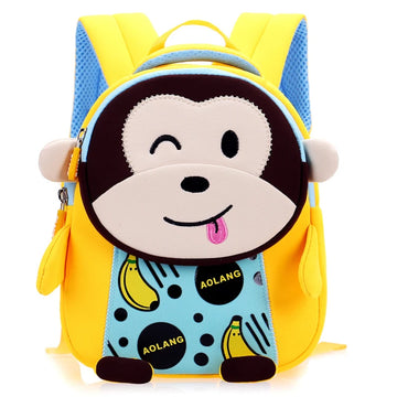 Kindergarten Children's Bags Boys And Girls Mini Monkey Backpacks