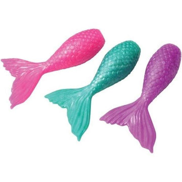 Colourful Mermaid Tail Pencil Toppers Pack Of 6