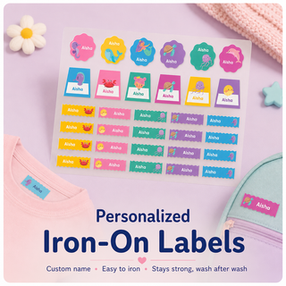 Personalized Iron on Label