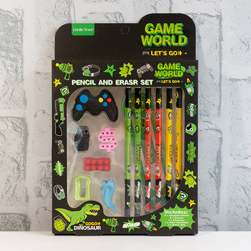 Game World-Themed Stationery Set for Kids