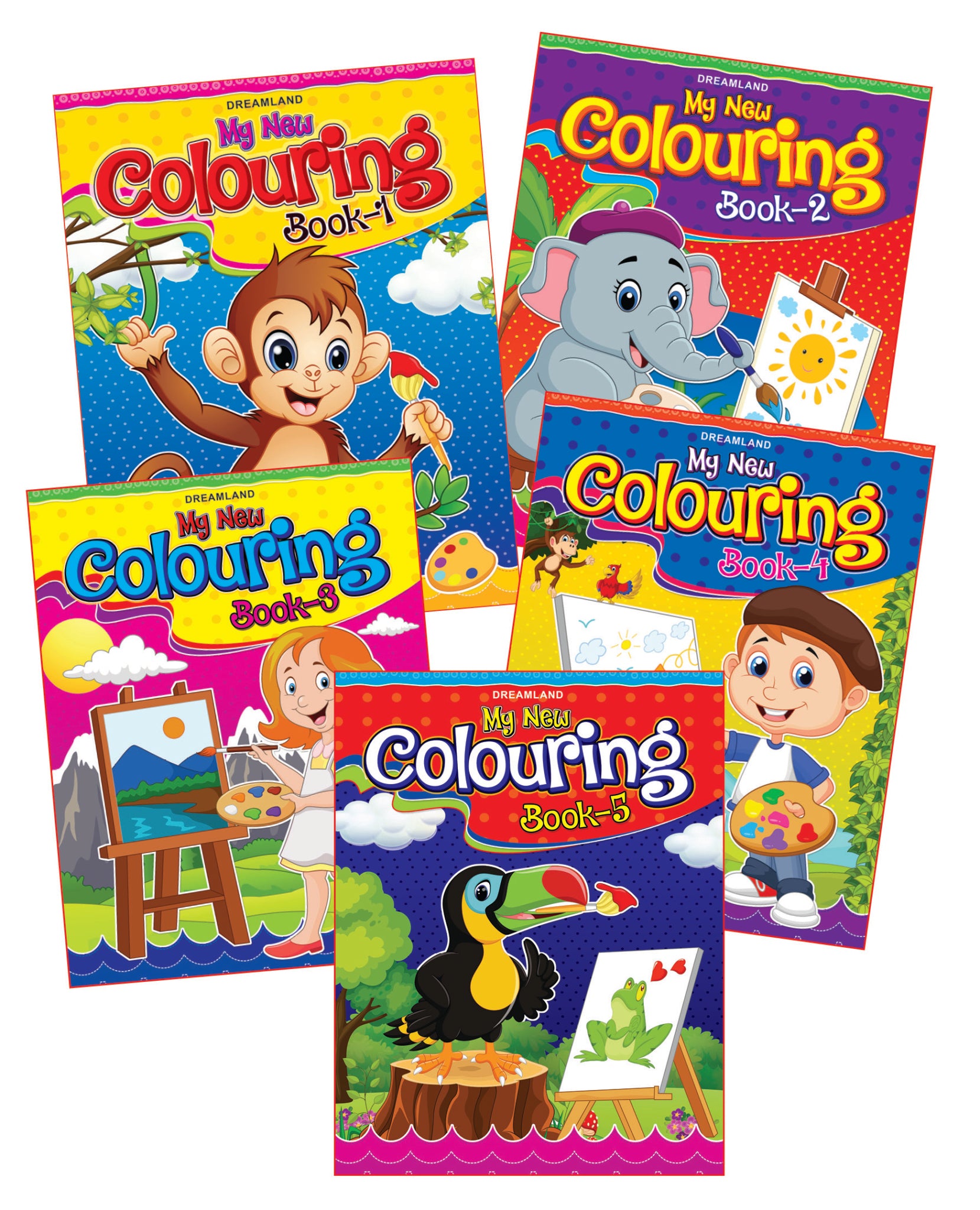 My New Colouring – 5 Books Pack