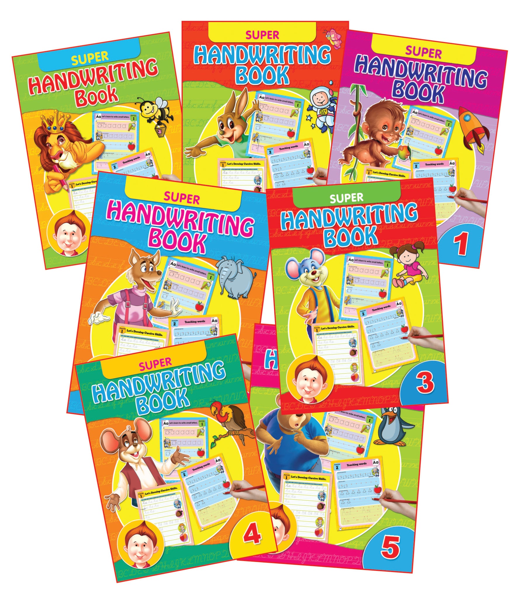 Super Handwriting Books Pack - (7 Titles)