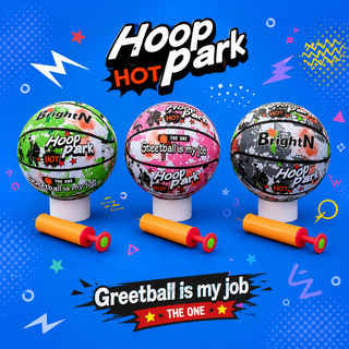 Kids Basketball – Durable Rubber Ball with Pump, Indoor & Outdoor (Random)