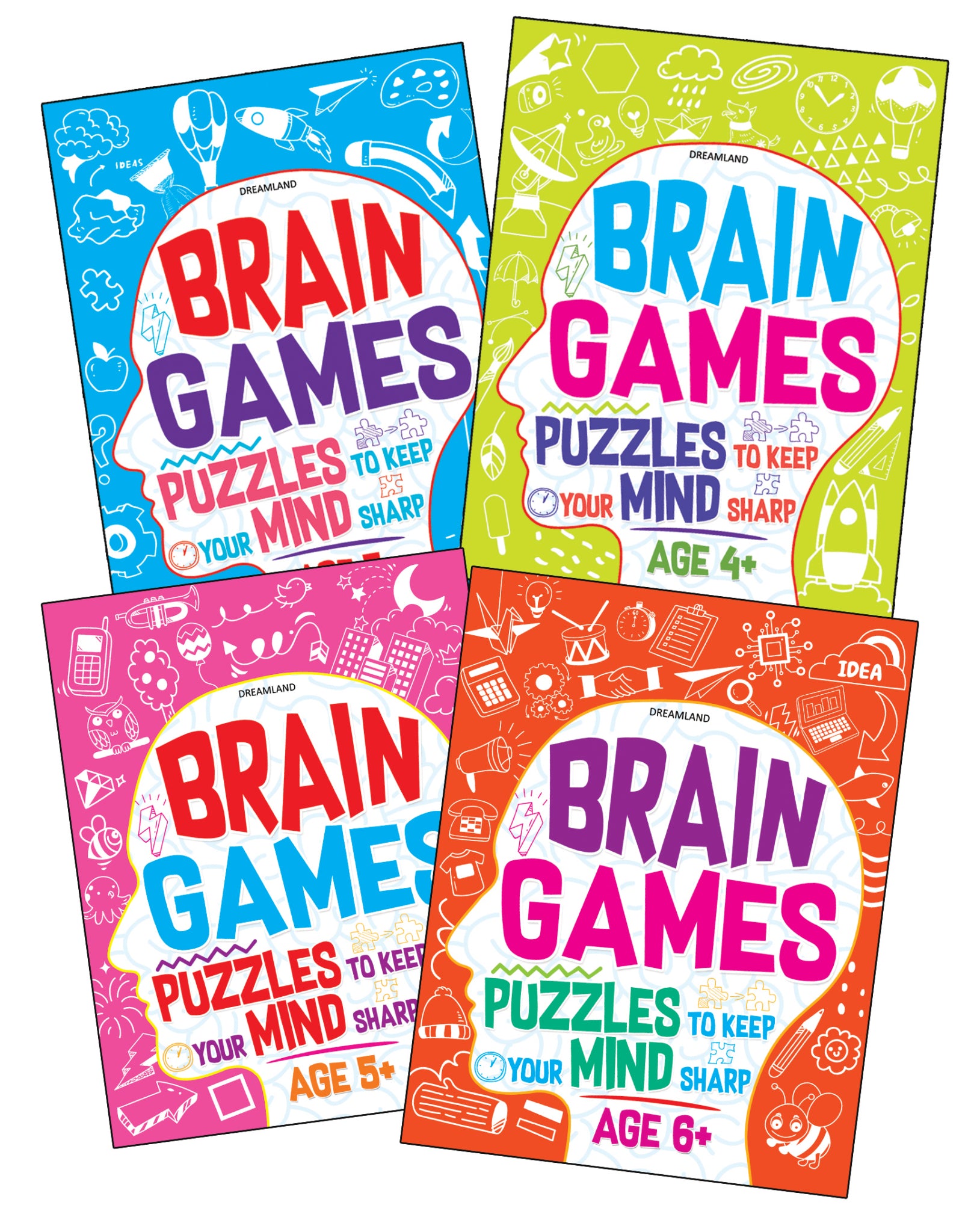 Brain Games Series (A set of 4 Books)