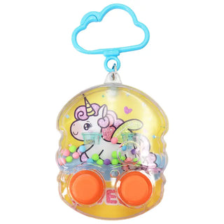 Unicorn Keychain Water Game Toy