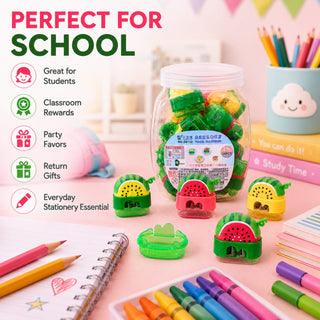 Kawaii Watermelon Pencil Sharpener Kids Return Gift & School Stationery