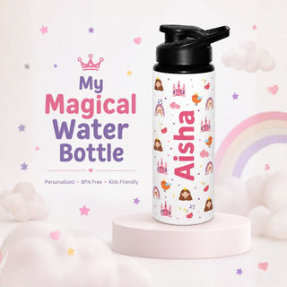 Personalized Water Bottle for Kids - Princess (PREPAID ONLY)