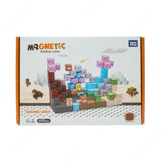 Magnetic Pixel Building Block Set – 117 Pcs/96Pcs Creative Construction Toy for Kids
