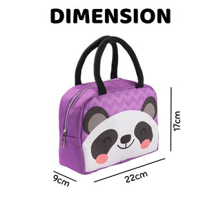 Children’s Cartoon Animal Insulated Lunch Bag 1pc