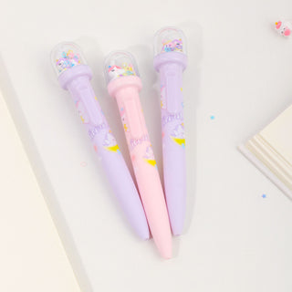Unicorn Topper Gel Pen – 0.35mm Pastel Writing Pen