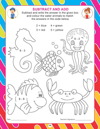 Kindergarten Maths Work Book