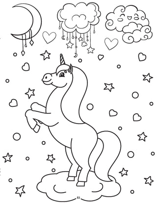 My Unicorn Colouring Book for Children Age 2 -7 Years