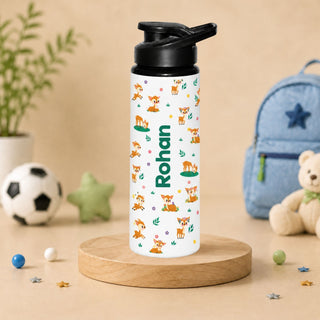 Personalized Water Bottle for Kids - Fox (PREPAID ONLY)