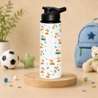 Personalized Water Bottle for Kids - Fox (PREPAID ONLY)