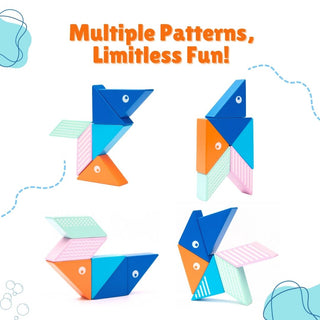 Pretend Play Magnetic Whale for Kids