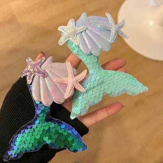 Enchanting Mermaid Hair Clips: Sparkle, Shine, and Dive into Adventure (Pack of 1)