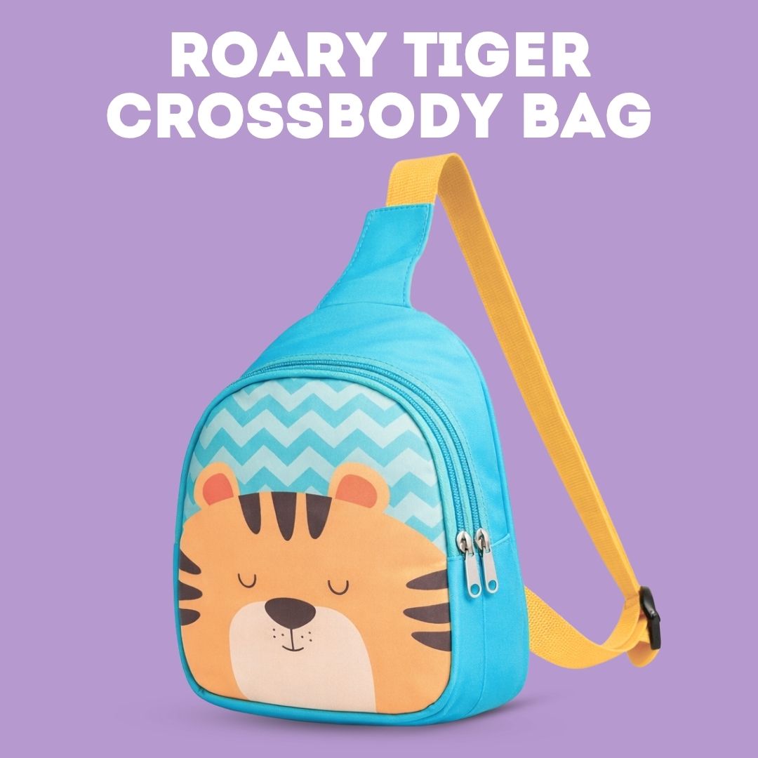 Animal Print Crossbody Bag for Kids 1pc (Tiger) – Cots and Cuddles Animal Print Crossbody Bag for Kids 1pc (Tiger) – Cots and Cuddles
