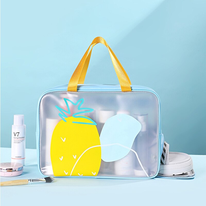 Versatile and Stylish: Waterproof Fruit Theme Multipurpose Storage Bag with Shoe Pocket