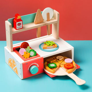 Pretend Play Pizza Station for Kids