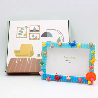 DIY Building Block Photo Frame (Multicolor)