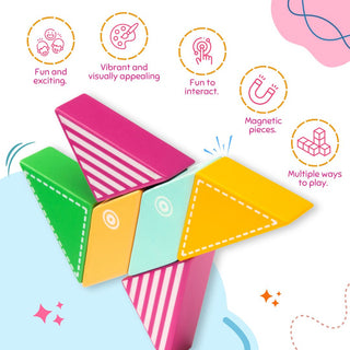 Wooden Magnetic Plane for Kids