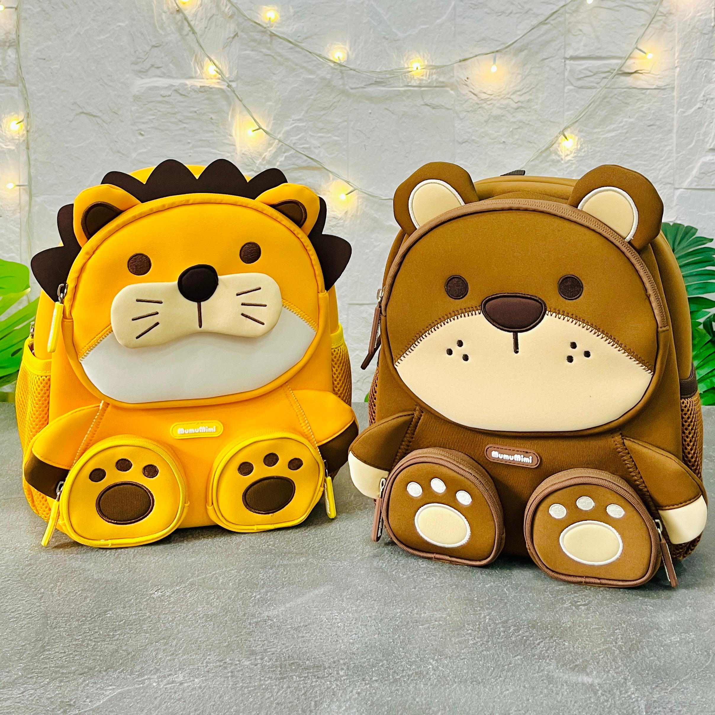 animal kids backpack Kids Cartoon Animal Backpack – Lightweight Multi-Pocket School Bag – Cots and Cuddles