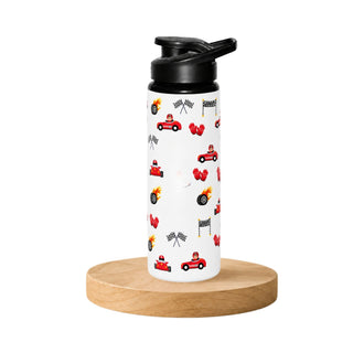 Personalized Water Bottle for Kids - Racing Car (PREPAID ONLY)