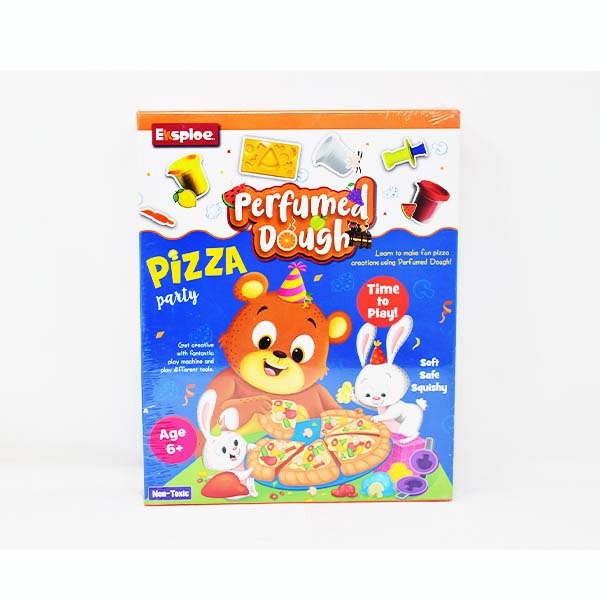 Pizza Party Perfumed Dough Kit for Kids 6+ Educational DIY Kit