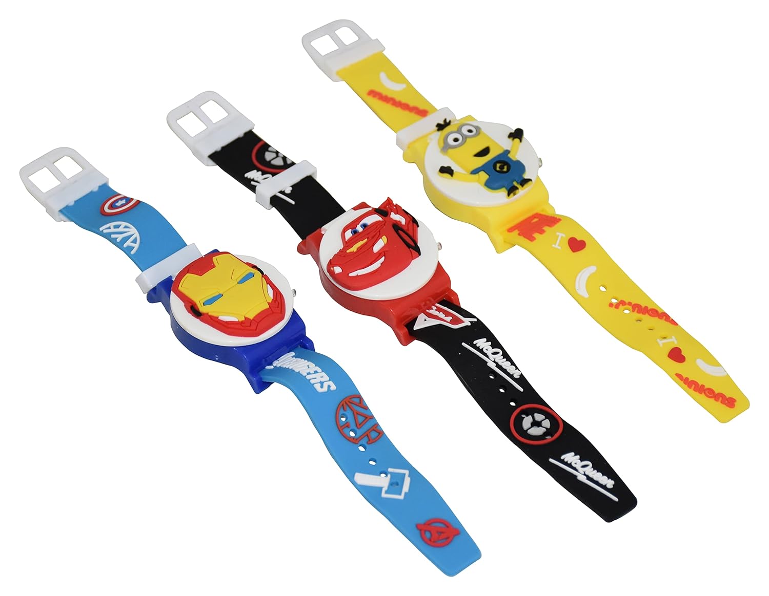 Cute and Colorful: Happy Time Cartoon Electronic Watch for Kids (Boys)