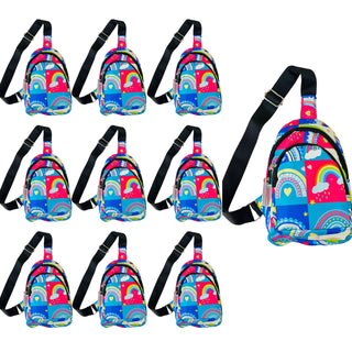 PACK OF 10 | The Rainbow Print Crossbody Bag for Kids -229 per pc- (Prepaid Only)