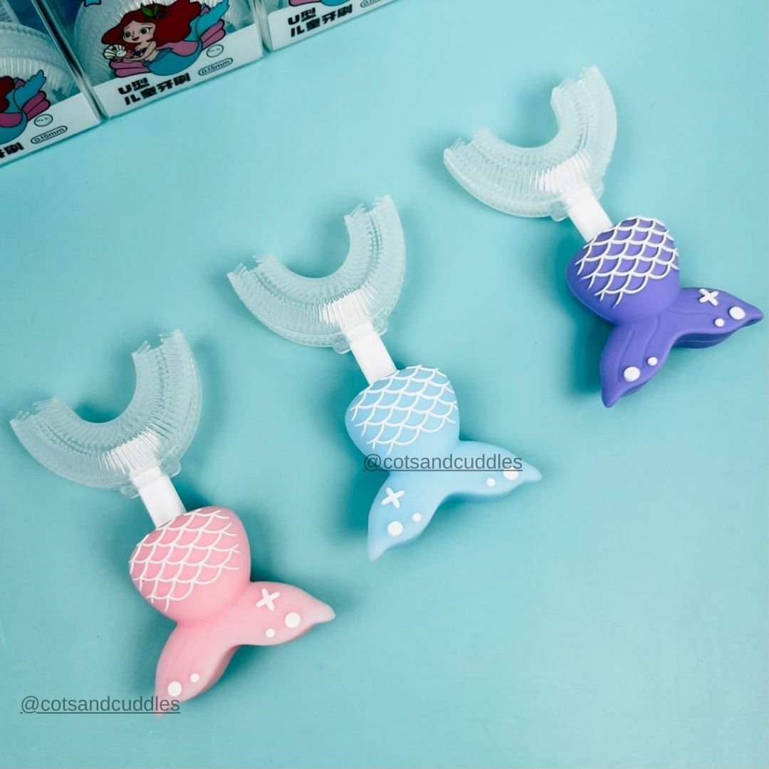 Mermaid U Shaped Toothbrush