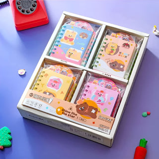 Cute Bear Printed Mini Pocket Diary (Random Design) (1pc)