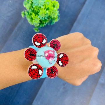Avengers Theme Spinner Slap Wristbands for Kids