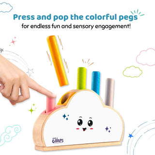 Wooden Cloudy Pop for Kids