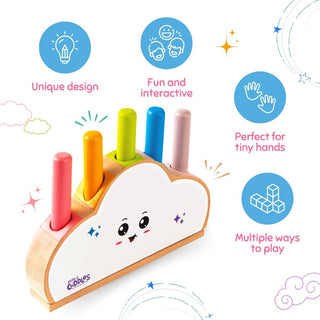 Wooden Cloudy Pop for Kids