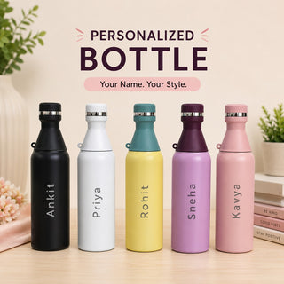 Personalized Pastel Color Stainless Steel Vacuum Insulated Water Bottle 500ml (PREPAID ONLY)