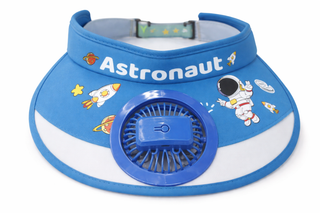 Stay Cool and Stylish with our Animal-Themed Summer Sun Visor Cap: Adjustable Strap and Built-in Fan