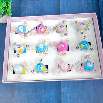 Princess Theme Spinner Slap Wristbands for Kids