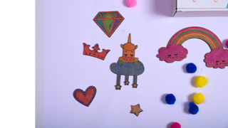 Teeny Tiny Unicorn Theme Name Plate and Door Knob (5 Set) (PREPAID ONLY)