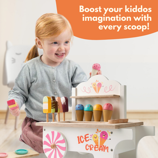 Pretend Play Ice Cream Cart for Kids