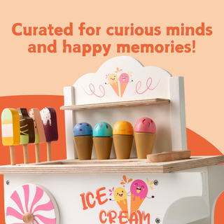 Pretend Play Ice Cream Cart for Kids