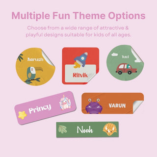 Personalized Name Labels Combo - Lama Land - Pack of 54 (PREPAID ORDER)