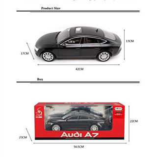 1:12 Scale Remote Control Car Audi A7 Model Toy with Lights | Rechargeable RC Car