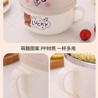 Bear Design Noodle Bowl