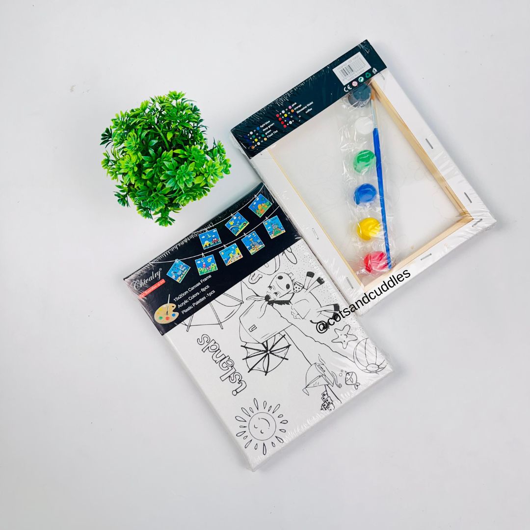 Small Canvas Painting Set