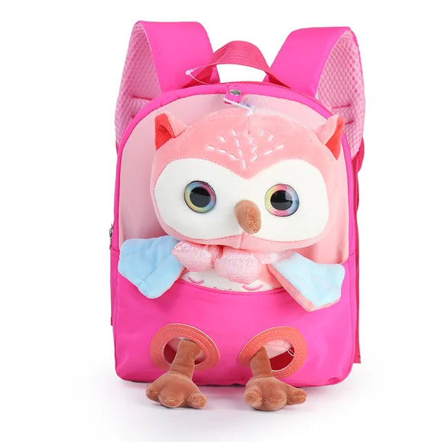 Owl Soft Plush Backpack