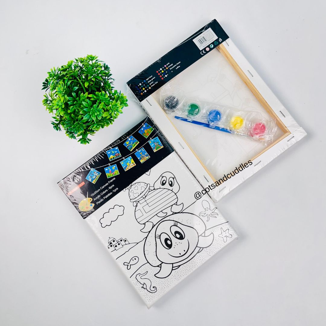 Small Canvas Painting Set