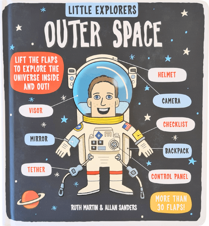 Outer Space Flap Book